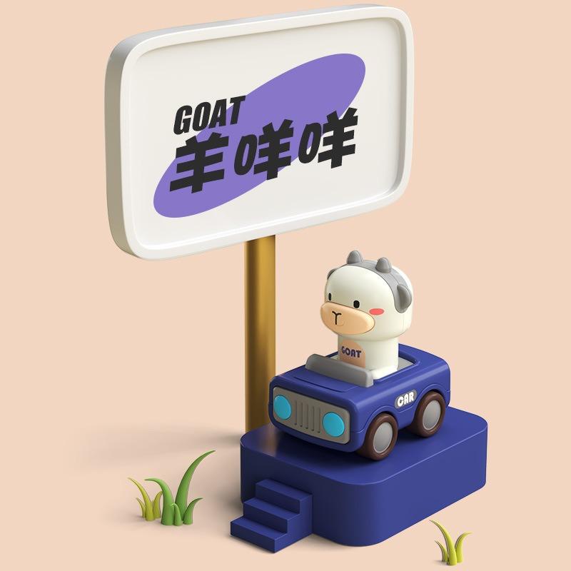 Cartoon Press Toy Car Baby Sliding Car For Kids 1 To 3 Years Old
