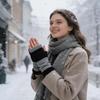 Winter Knit Fingerless Gloves Cold Weather Hand Warming Supplies Cold Weather Gloves For Women Girls Ladies Teenagers Mothers
