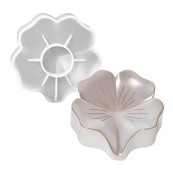 Blatt Silikon Geschirrform Tablett Epoxidharz Beton DIY Handwerk Seife