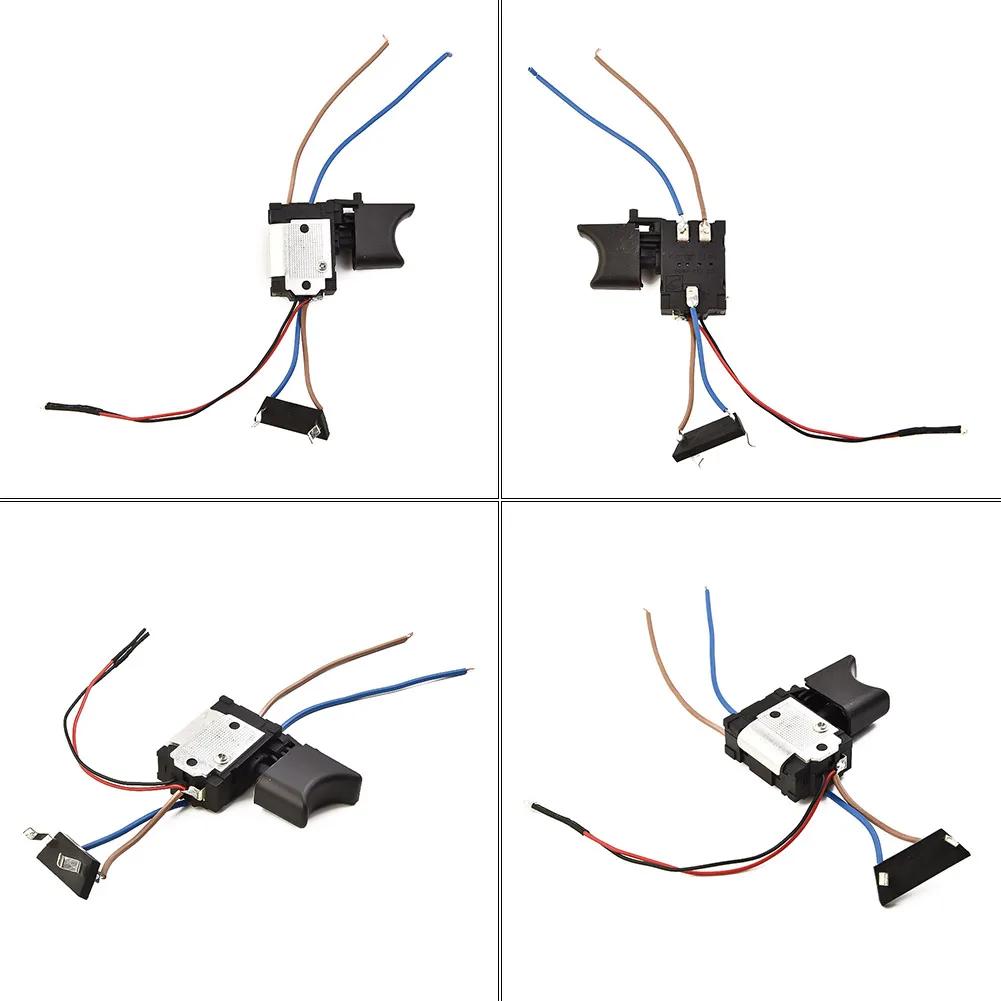 Trigger Switch Electric Drill DC 7.2-24V Drill Dustproof Electric Plastic And Metal 16A Switch Trigger Button Power Tools