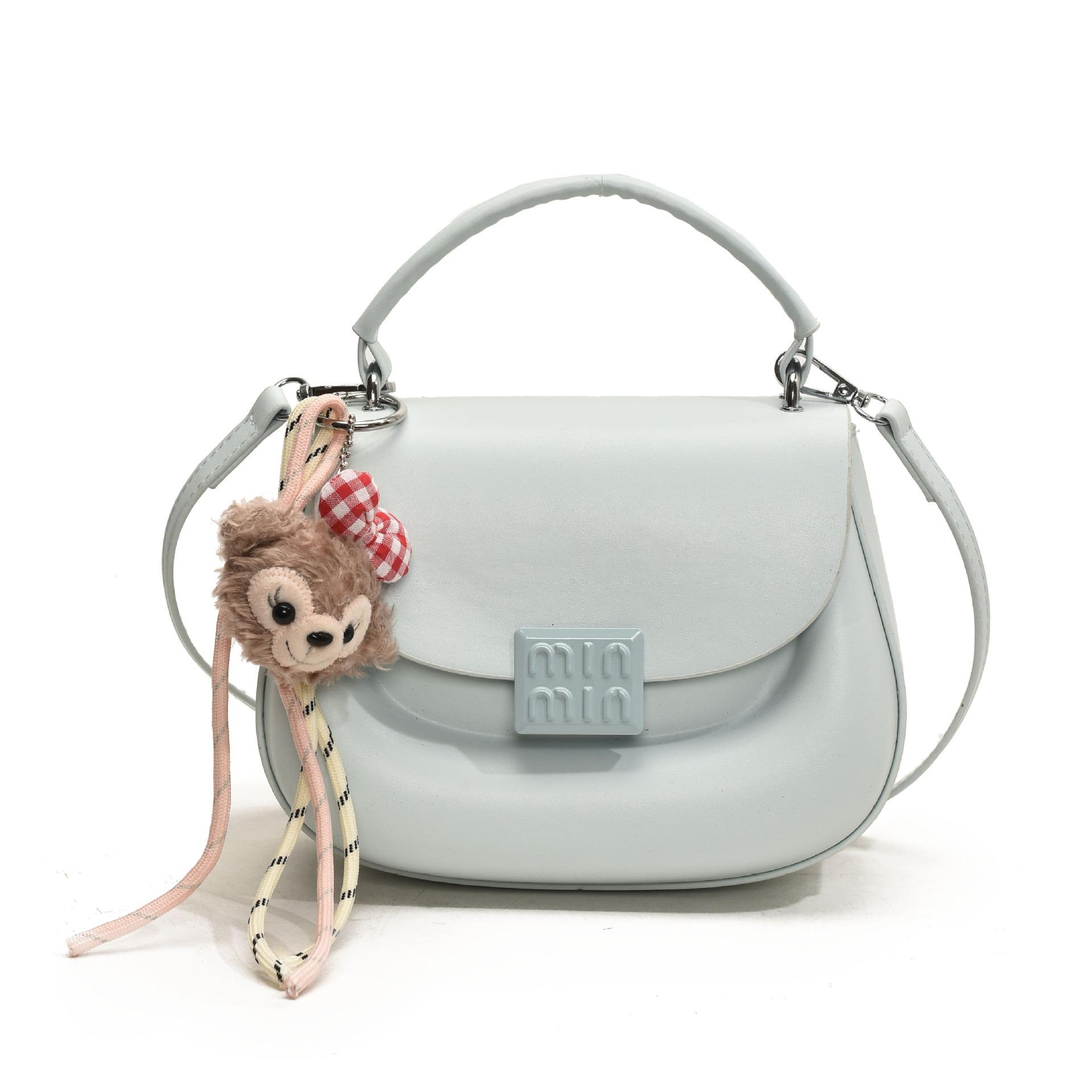 

2025 Women s Fashion Versatile Saddle Handbag - Minimalist Small Square Crossbody Without Pendant синій