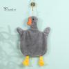 Home Decor Hand Towel with Hanging Loop Highly Absorbent Quick Drying High-Quality Wear Resistant Cute Goose Design Kitchen Cloth Dish Christmas