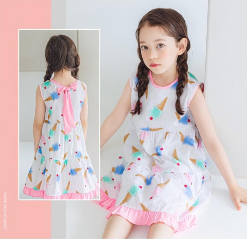 Lilyputty Color Cone Dress  White 