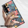Magnetic Hard Matte Case For Samsung Galaxy S25 Edge S24 Ultra S23 S24 S25 FE S22 For Magsafe Flowers Plants Print Phone Cover