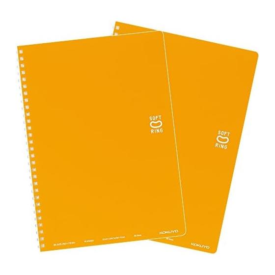 KOKUYO Note Soft Ring 2 Books 40 Листов Semi-B5 Dot Линованная Su-SV301BT-YRX2
