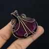 Ruby Pendant Gemstone Jewelry, 999 Copper Wire Wrapped Handmade Pendant, Latest Design Jewelry