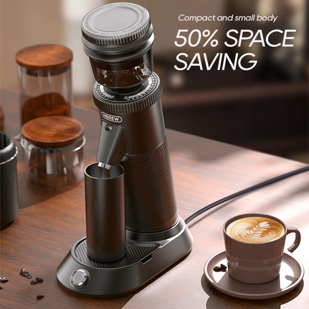 Elektrikli Kahve Öğütücü HIBREW G5 48mm Paslanmaz Çelik Konik Öğütücü ile Espresso/Türk Kahvesi/Pour Over/Mocca/Filtre Kahve İçin
