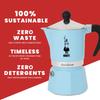 BIALETTI Rainbow 6-Cup Azzurro Blue Stovetop Coffee Maker (Espresso MakerMacchinetta)