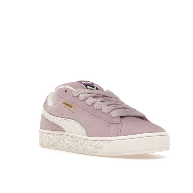 PUMA Suede XL Unisex Grape Mist Warm White Low Top Lifestyle Sneakers 395205-08