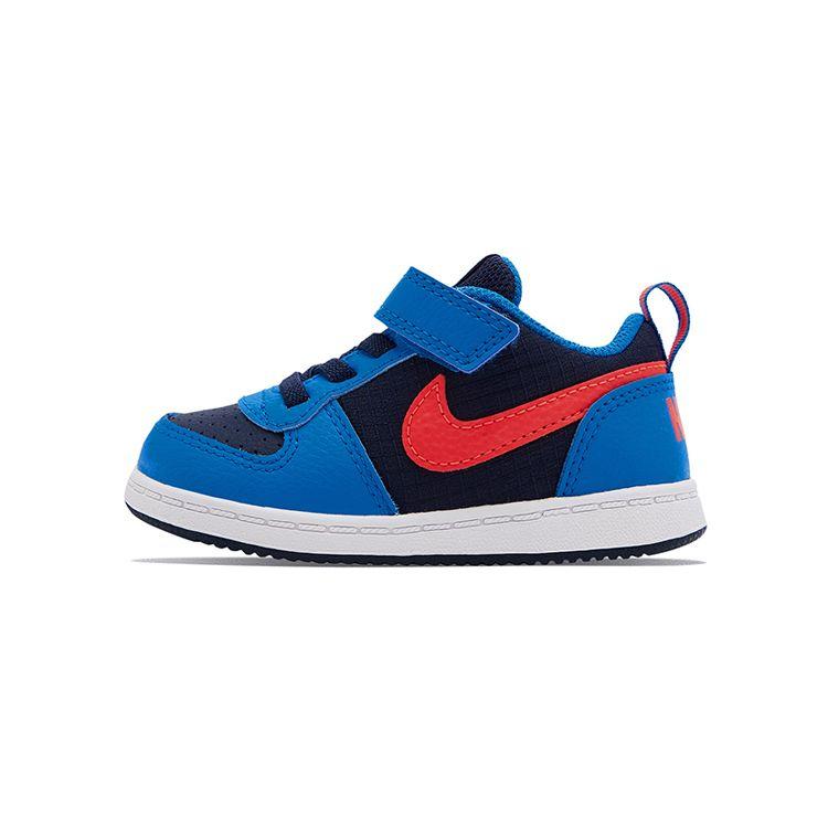

Nike Court Borough Low Sneakers Baby Sneakers Blue Red Black 870029-404 23.5
