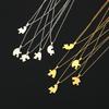 Lemegeton Customized Name Heart Puzzle Necklace 2-6Pcs Stainless Steel Jewelry Family Name Love Pendant Friendship New Year Gift
