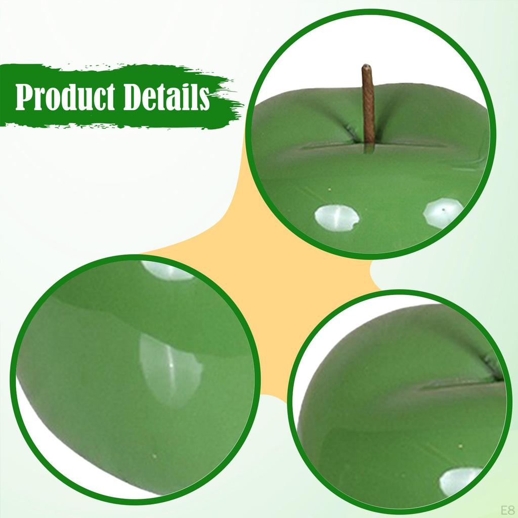Statue Ceramic Apple Ornament Art Craft Figurine Tabletop Fruit Sculpture Decorative Iron