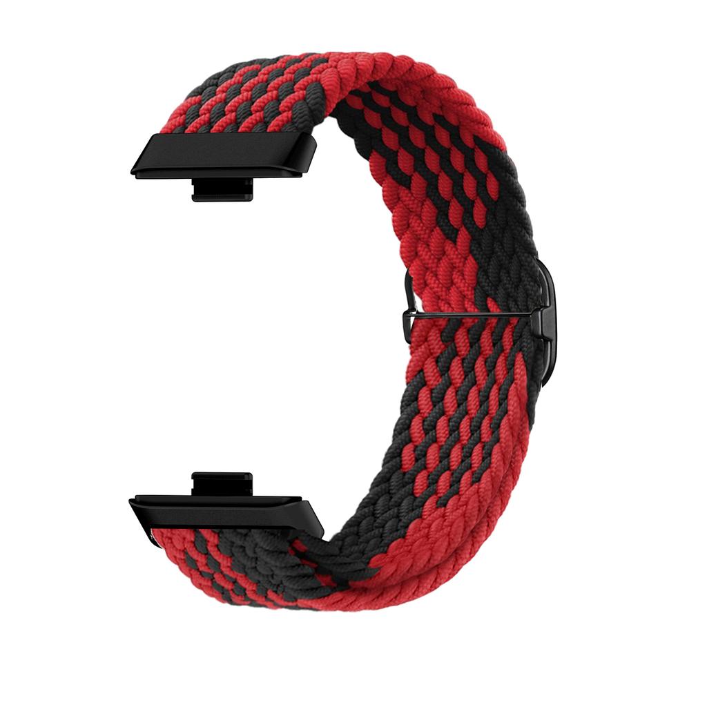 Braided Nylon WatchBand Strap For Huawei Watch Fit 3 Smart Wristband Braided Elastic Weave Bracelet For Huawei Fit4 Pro Strap