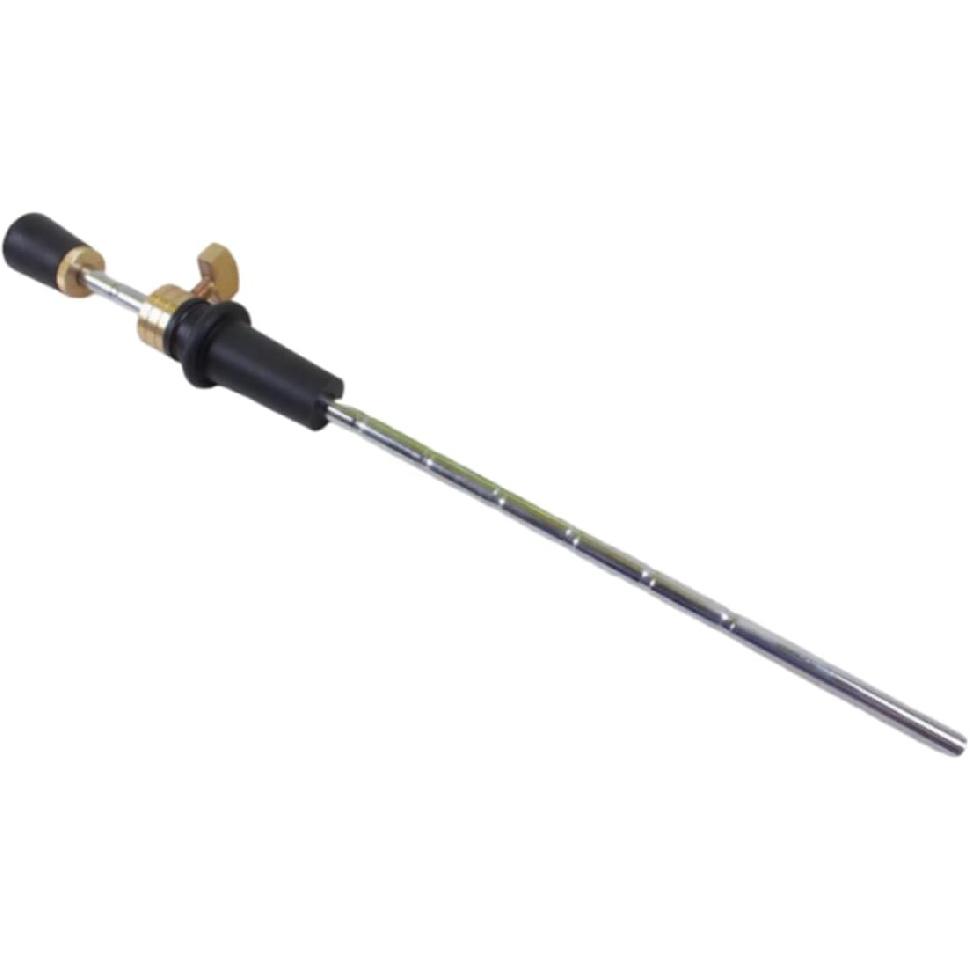 4/4 3/4 Upright Bass Endpin Metal Stick And Ebony Wood Bottom Strong Light Rubber Bottom