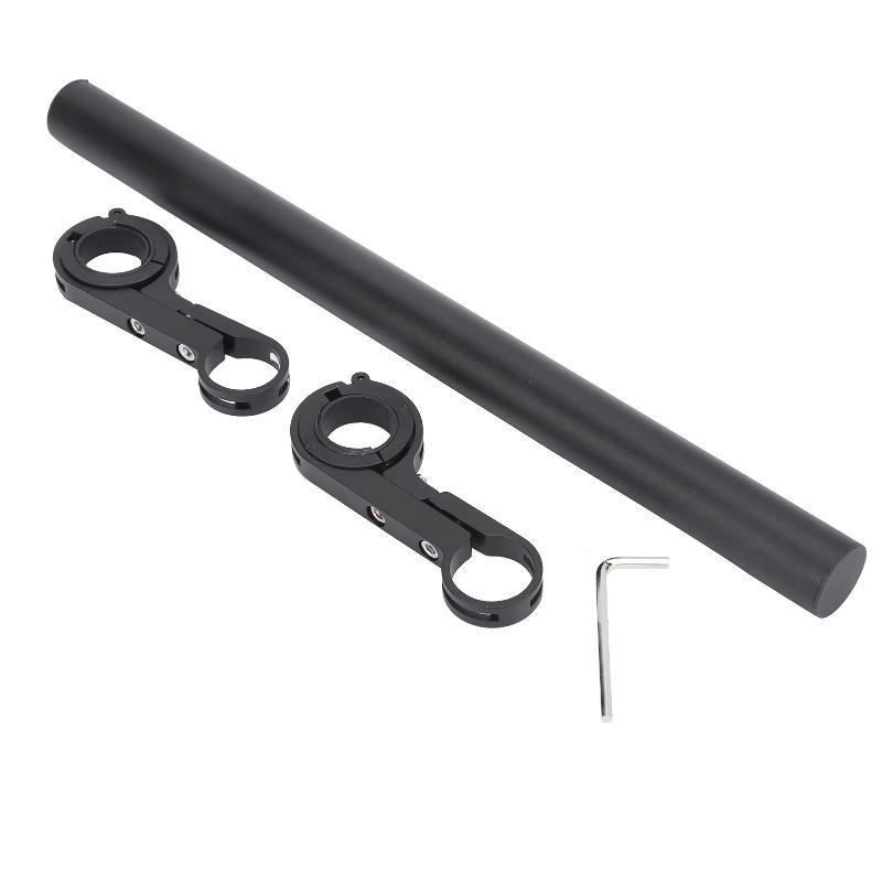 Bike Handlebar Extender Bike Extension Bar Double Clamp Aluminum Alloy Holder Bracket Bicycle