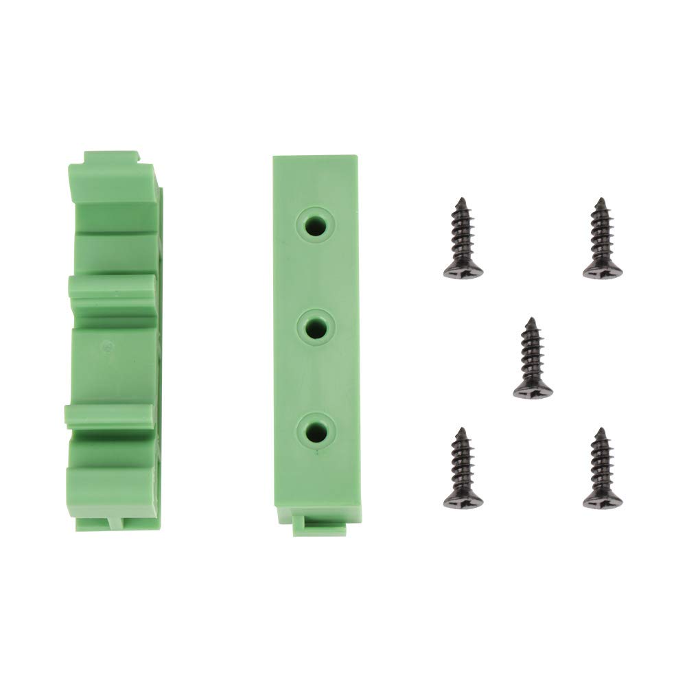 Terminal Breakout Block, Male Header Breakout Board, Terminal Block Connector, IDC34P, 34-Pin, PLC Interface, Simple DIN Rail Mounting Legs