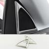 For Peugeot 3008 GT 5008 2017-2023 Car Styling Accessories Stainless Steel Interior Front Row Water Cup Holder Frame Cover Trim