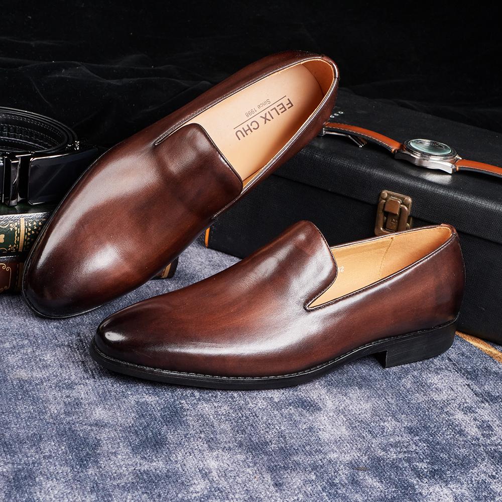 Módní Klasické Le Fu Pánské Boty Velikost 39-46 Neformální Obchodní Pohodlné Módní Značka Britský Gentleman Společenské Obuv