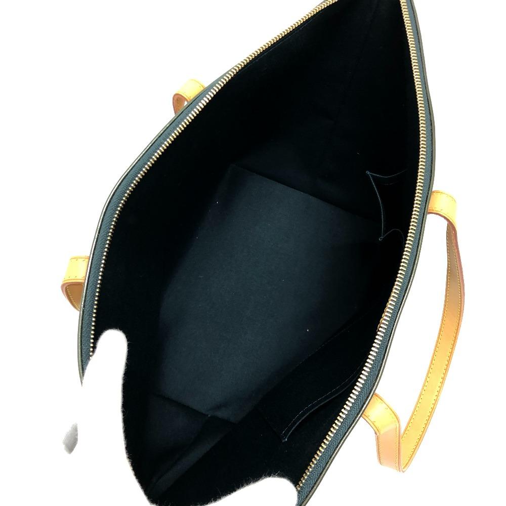 Louis Vuitton M93673 Bellevue GM Tote Bag MonogramVernis Blue Nuit Green