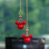 New Year Zodiac Mickey Rearview Mirror Pendant - Cute Cartoon Design for Safe Journeys