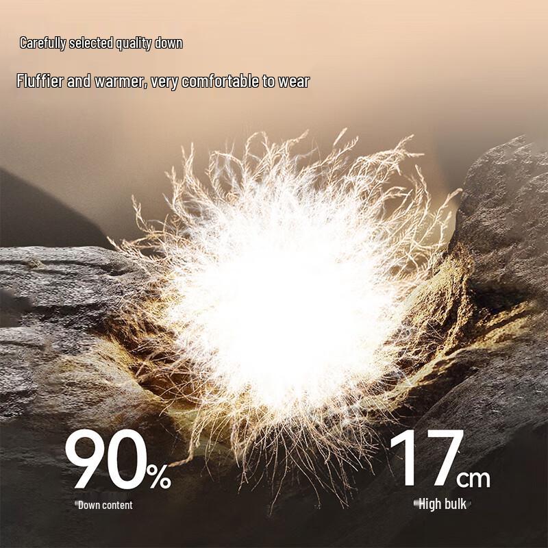 Xuezhongfei Women's 90% Down Lightweight Hooded Jacket