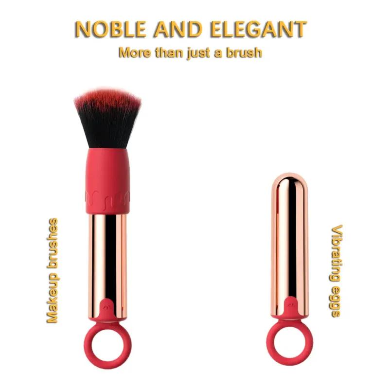 Powerful Makeup Brush G Spot Vibrator Sex Toys Vibrating Vagina Nipple Orgasm Stimulator USB Wireless Charging AV Stick Massager