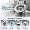 Stainless Steel Sink Stopper Rust-proof Sink Strainer Drain Basket  Bathroom Sink