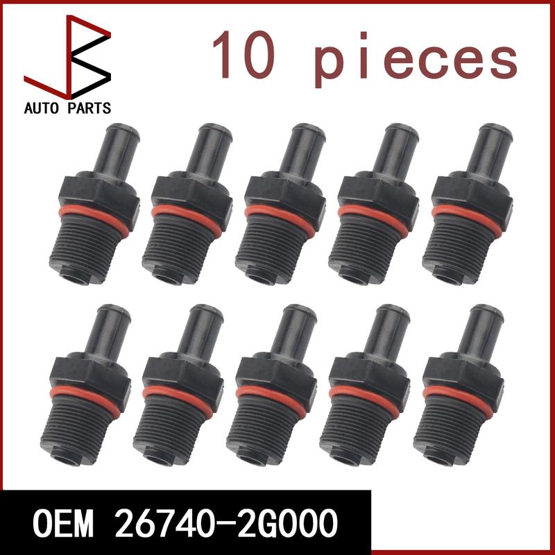 10PCS OEM 26740-2G000 Car Positive Crankcase Ventilation PCV Valve Check Valve Exhaust Valve for Modern Sonata Tucson Elantra
