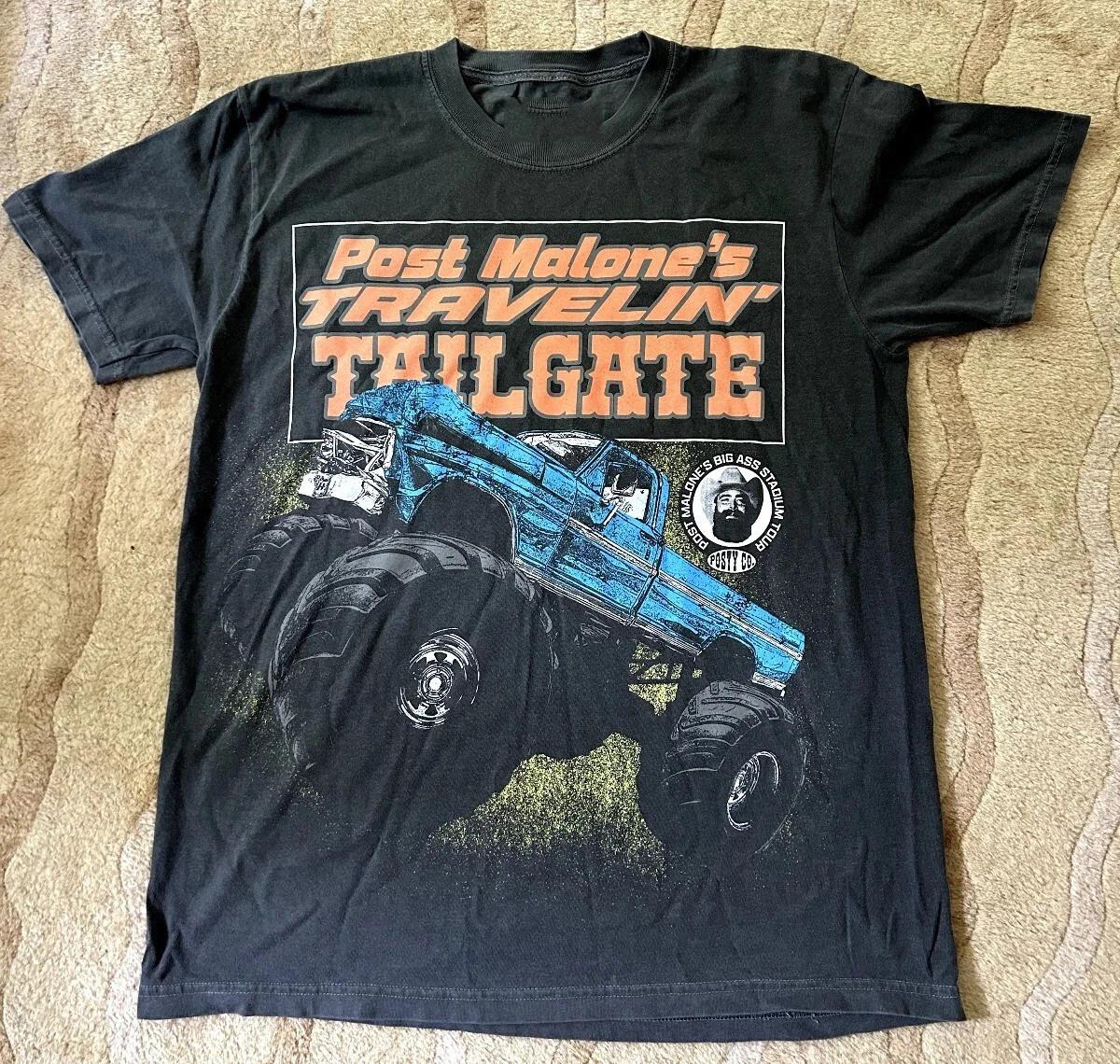 

NEW! Post Malone Stadium Tour T-Shirt Mens Womens Tees Top Travelin Tailgate NEW 2025 All Size S-4XL XL