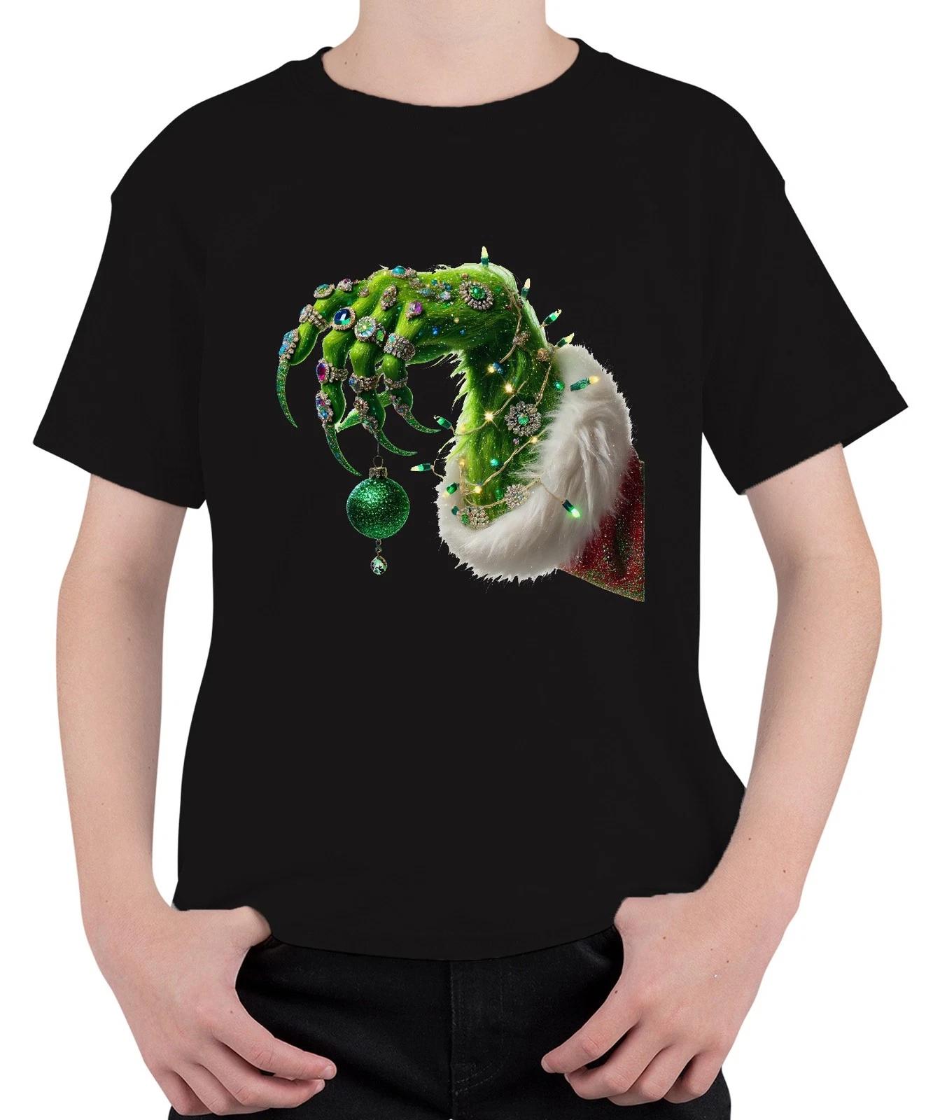 Grinch Hand Weihnachtskugel Christbaum - Weihnachten Christmas Xmas Unisex Kinde XS