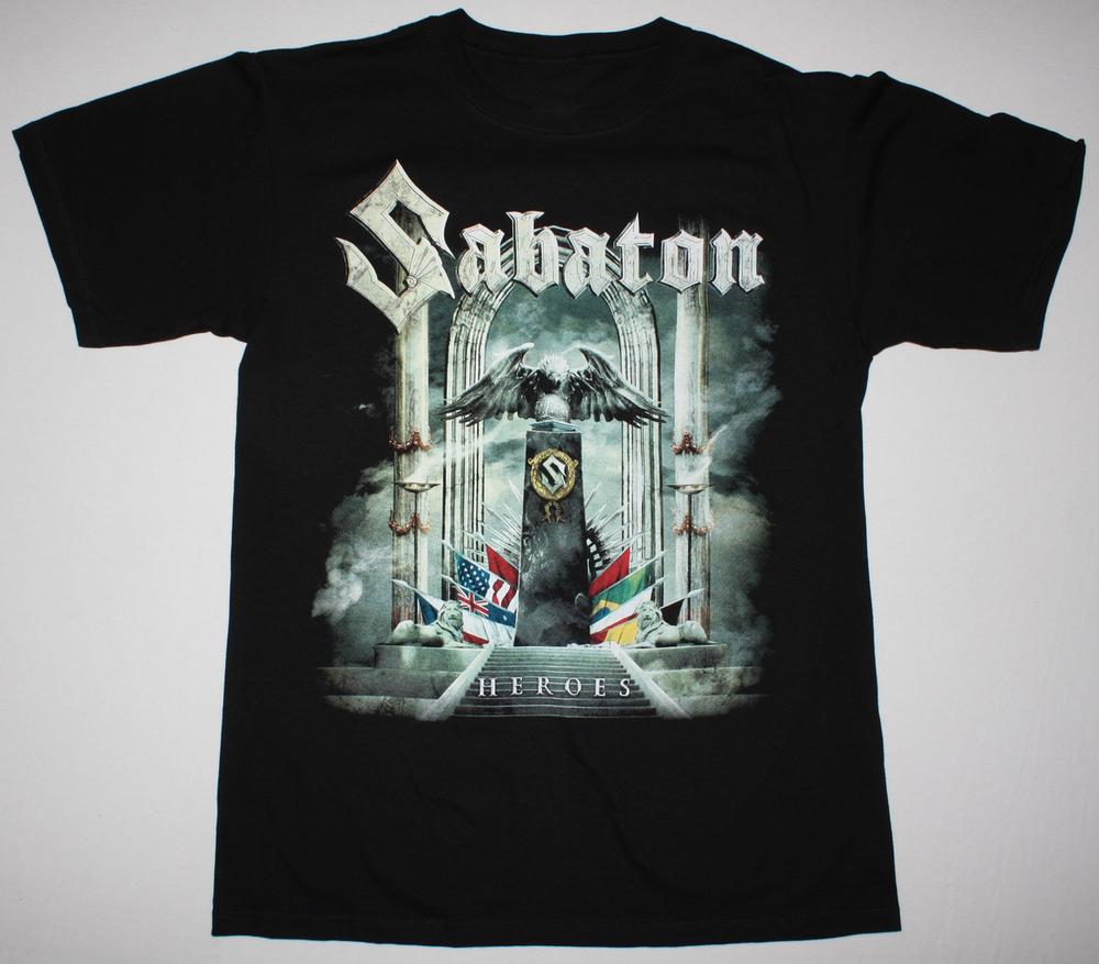 

Черная футболка унисекс Sabaton Heroes 2014 The Hell And Back