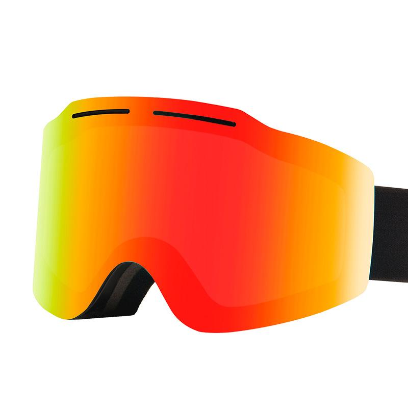 Ski goggles with double-layer anti-fog protection for outdoor sports, snow mountain climbing, UV protection, windproof and snowproof, trendy