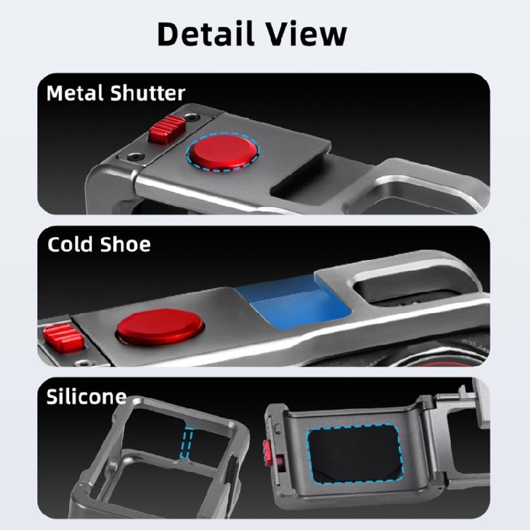 Protective Frame Cage for Action 3/4/5 Frame Rabbit Cage Cold Shoe Protective Case for Action 3/4/5 Sports Camera