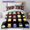 South Park Art Pattern Bedding Home Decoration Birthday Gift ( 1 duvet cover + 2 pillowcase, without core),fan merchandise.