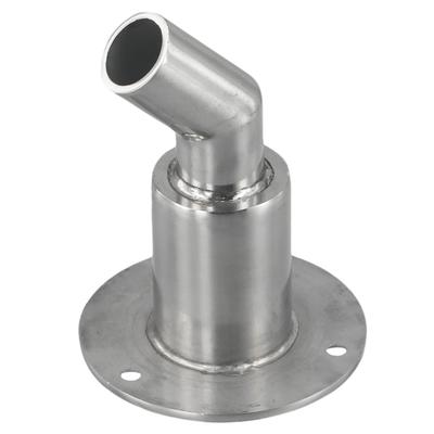 316 Stainless Steel Exhaust Pipe Fitting with Vent Hole for Marine Applications Compatible with 22mm24mm Hose Pipes