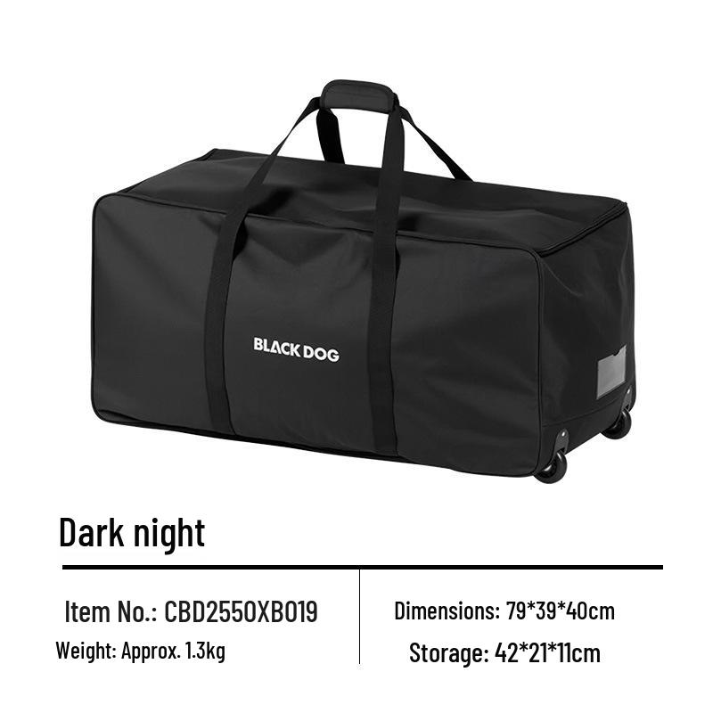 Blackdog Foldable Wheeled Outdoor Camping Bag - Large Capacity Storage Organizer