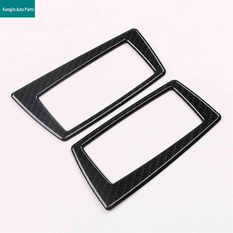 BMW 16 X1 Carbon Fiber ABS Interior/Exterior Trim for Headlight, Steering Wheel, and Air Vent Adjustment.