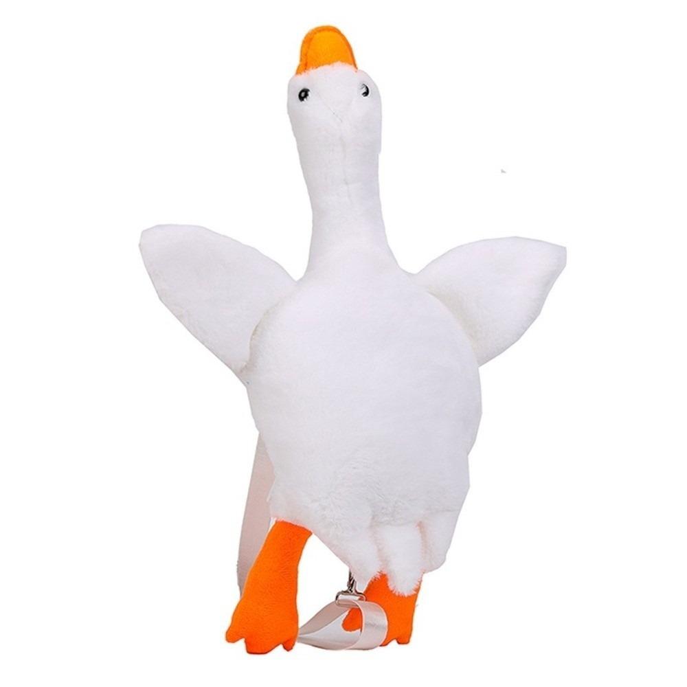 Cute Handbag White Goose Schoolbag Kawaii Toy For Girls Women 1PC