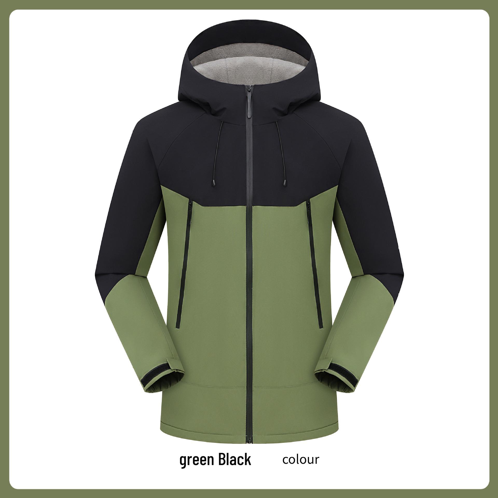 Unisex Outdoor Waterproof Windbreaker Jacket 3XL
