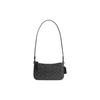 Penn 21 Klassisch Monogramm Reißverschluss Kartenfach PVC Unterarmtasche Umhängetasche Kleine Damen Taschen Schwarz CQ766-MWO1U