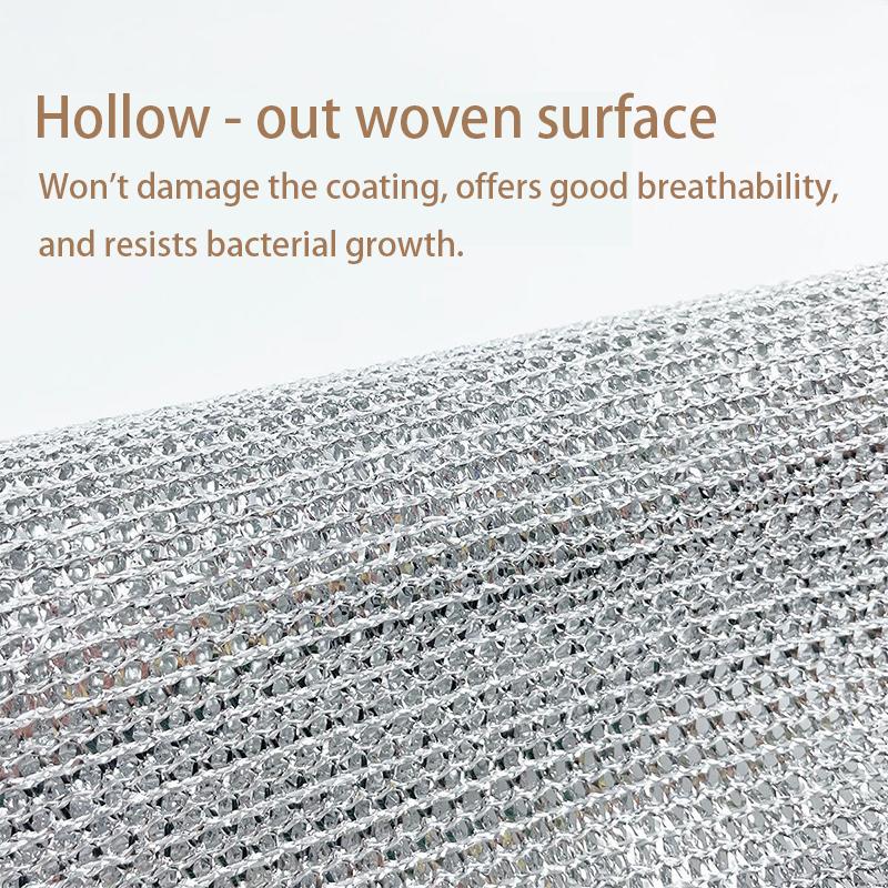 Revolutionary Dual - Layer Design! Non - scratch Wire Dishcloths, Wet - and - Dry All - Rounders, Transforming Cleaning for Pots, Pans and Tableware