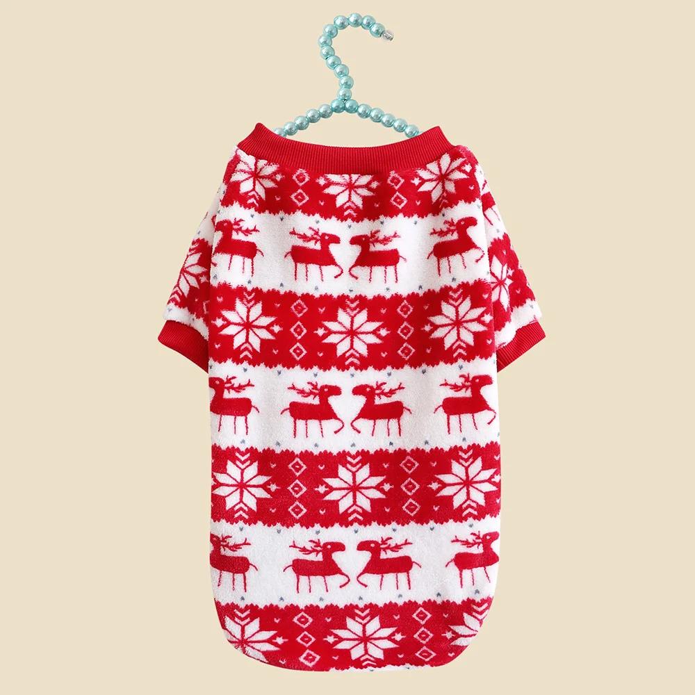 Winter Warm Puppy Dog Christmas Clothes National Style Pet Sweater for Small Dogs Chihuahua Pinscher Pullovers mascotas Hoodies