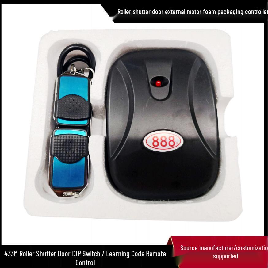 433M Electric Garage Door Remote & Handle Transmitter for Rolling Shutter and Gate Motor.