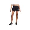 One Dri-FIT Color Block Logo Design Mid-Rise Three-Quarter Casual Shorts Women Shorts Black FV6365-010