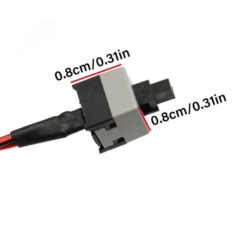 ATXs Power Switcher Cord 2Pin 50cm Computer Motherboards Reset Button Connection Plugs and Play PC Power Cable 24Awg