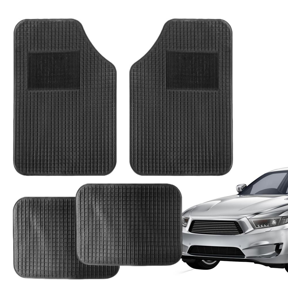 Car Floor Mats All Weather Automotive All Season Foot Mats Three-Dimensional Convex Design Integrated Foot Pad Automotive