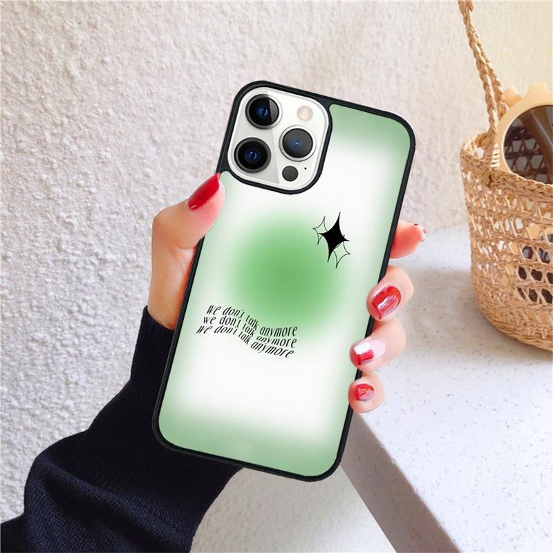 Minimalistisches Pastell GoodVibes Herz Neon Handyhülle Cover Für iPhone 17 Air 16 15 14 12 13 Pro Max Plus Fundas