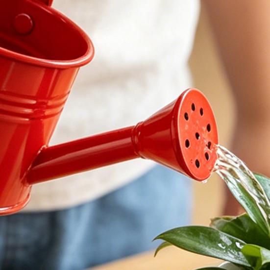 Watering Can with Inlet Enlarged Watering Can Long Spout Durable Rust-Proof Iron