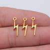 20pcs 20x5mm 6 Colors Lightning Charms Zinc Alloy DIY Handmade Jewelry Making Accessories