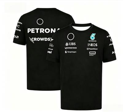 T-shirt Style Course 2026, Col Rond Manches Courtes Décontracté Respirant Polyester Haut Quotidien pour Fans de Sport Automobile